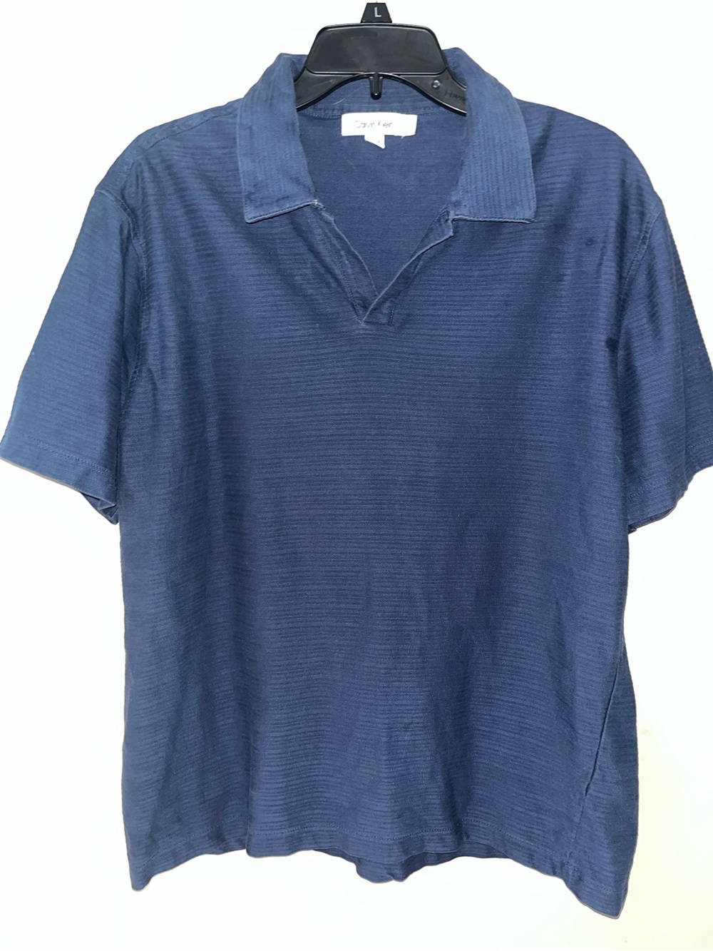 Calvin Klein Navy Short-Sleeve Polo